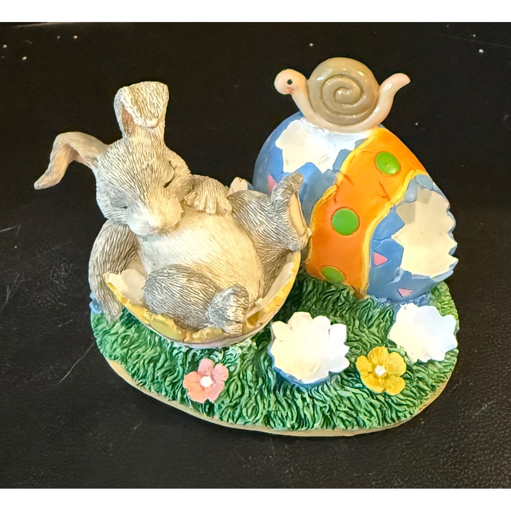 Silvestri Charming Tails After The Hunt Easter Egg Rabbit Figurine 87/372